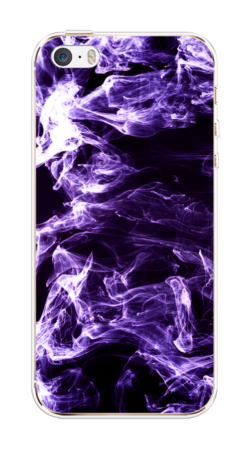 

Чехол на Apple iPhone 5 "Фиолетовый дым", Фиолетовый;белый;черный, 10350-3