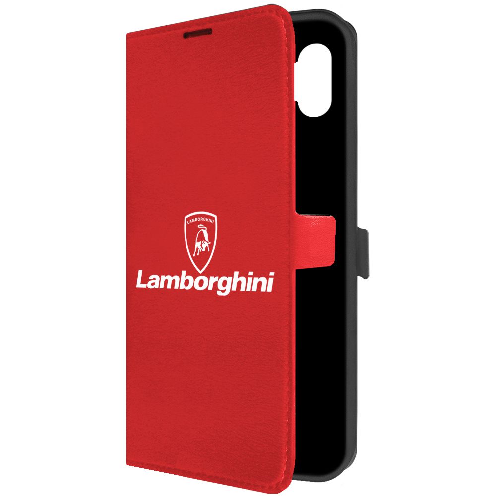 

Чехол-книжка Krutoff Eco Book для Samsung Galaxy M04 Lamborghini, Красный