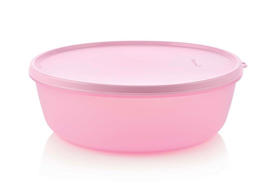 

Чаша c герметичной крышкой "Хит-парад№ 3л розовая Tupperware, Розовый, чаша
