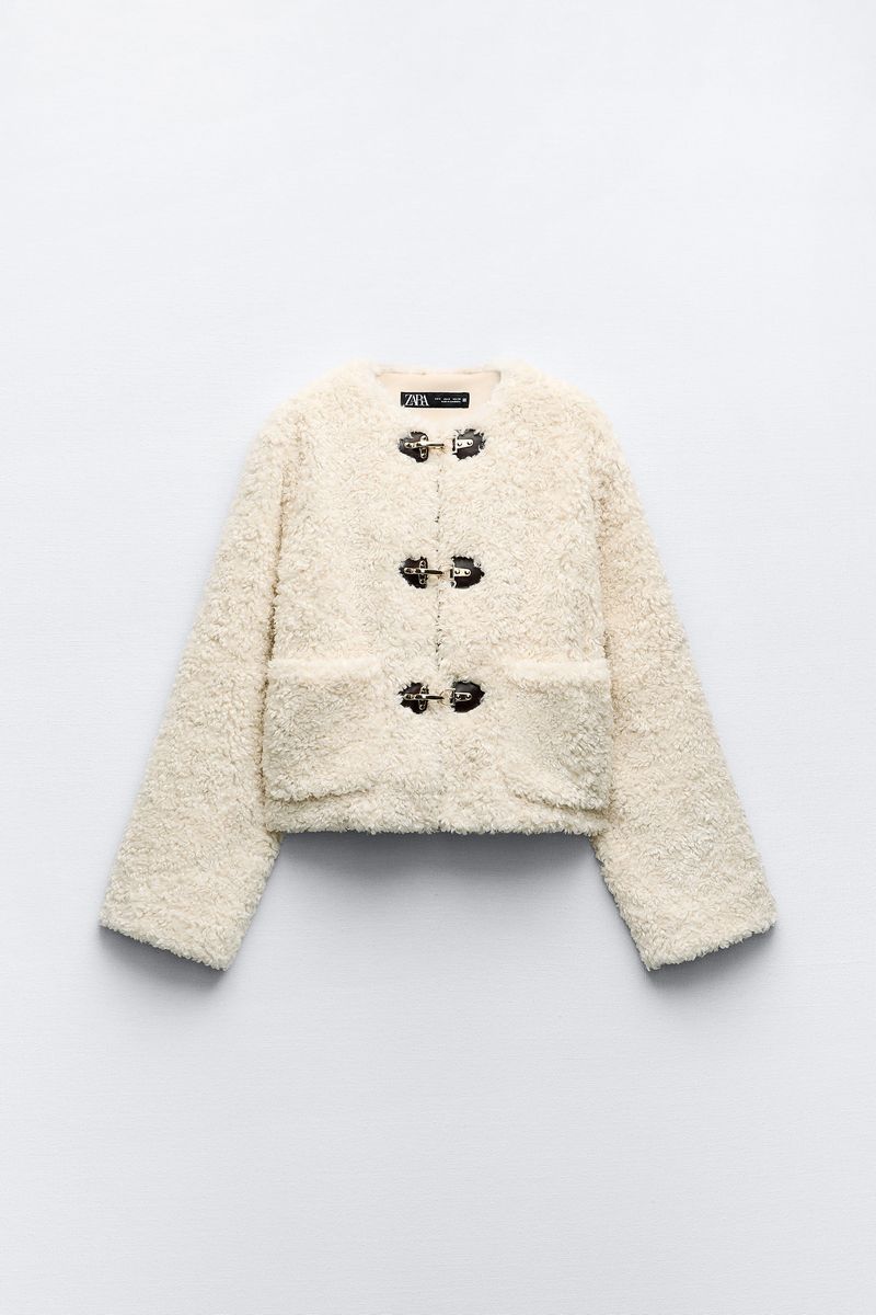 

Жакет женский ZARA 06318025 белый L, 06318025