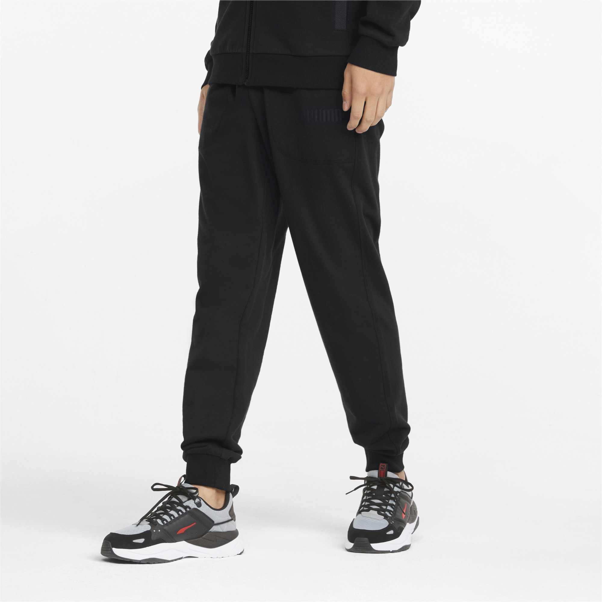 фото Спортивные брюки мужские puma modern basics sweatpants track черные xs