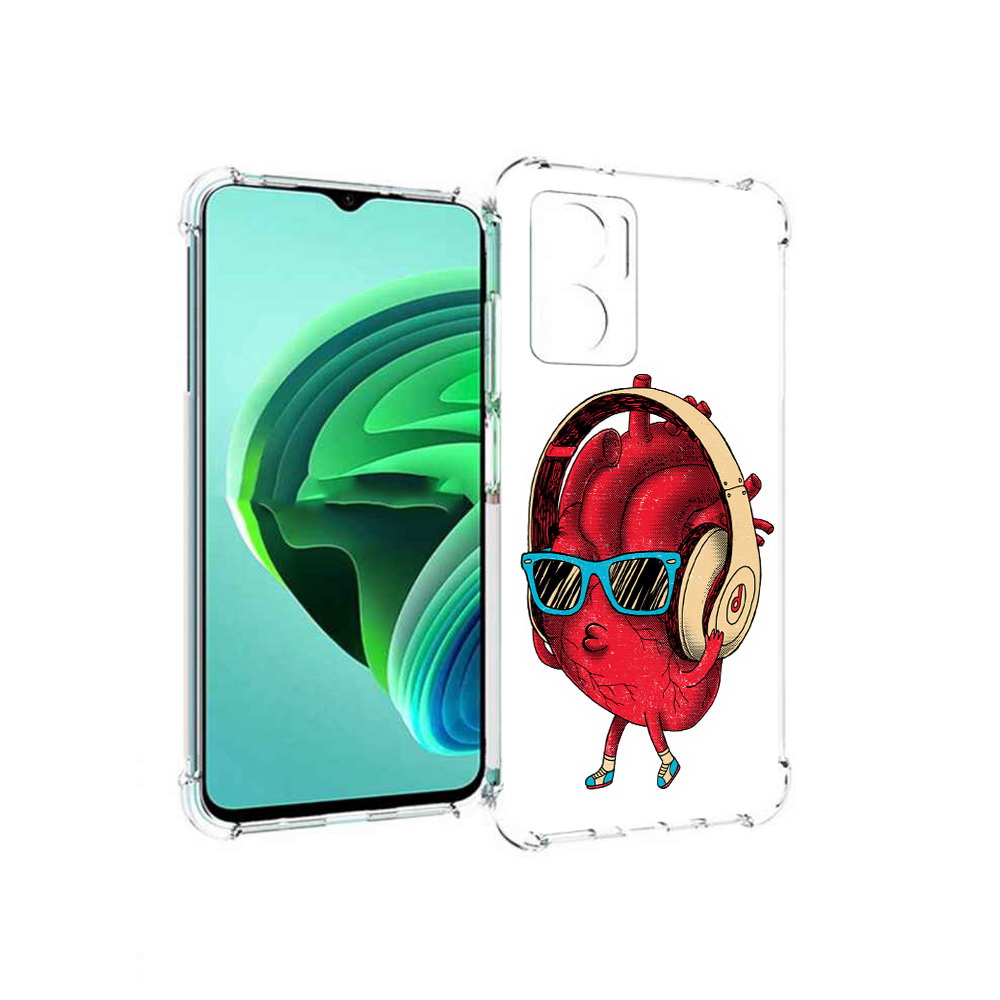 Чехол MyPads слушай сердце для Xiaomi Redmi Note 11E 5G/Redmi 11 Prime 5G/Redmi 10 5G