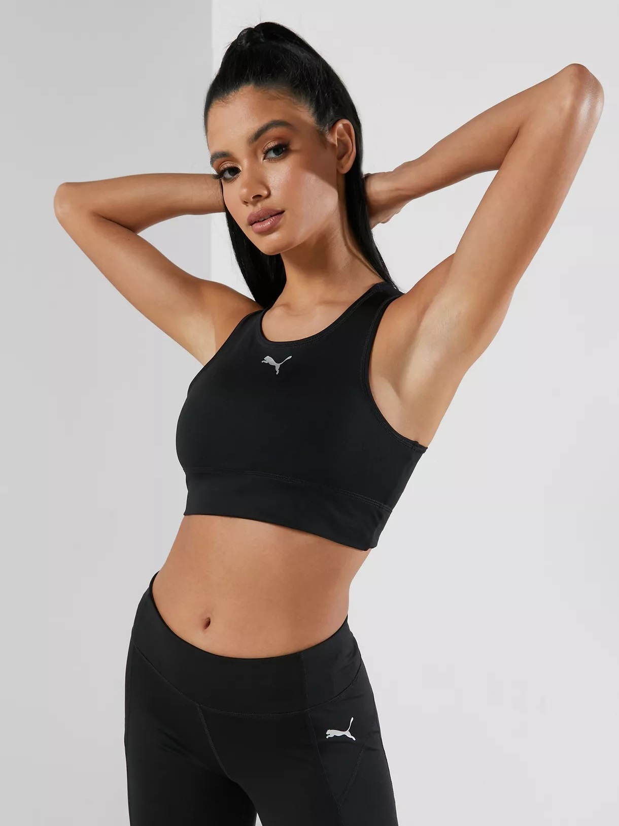 

Топ женский PUMA черный, Rtg Bra Top