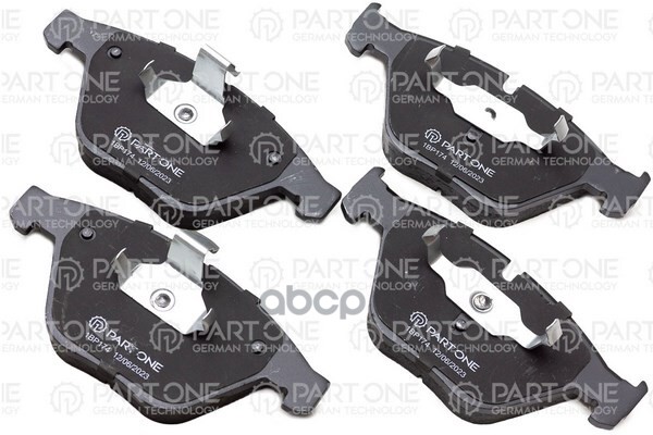 

Колодки тормозные дисковые пер. BMW 3/5/6/7-series 01- PART-ONE 1BP174