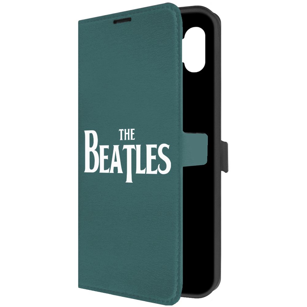 

Чехол-книжка Krutoff Eco Book для Samsung Galaxy M04 Beatles зелёный опал, Зеленый