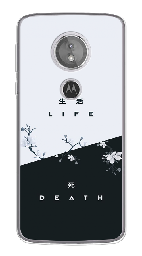 

Чехол Awog на Motorola Moto G6 Play / Моторола Мото G6 Плэй "Life and death", Разноцветный, 240950-7