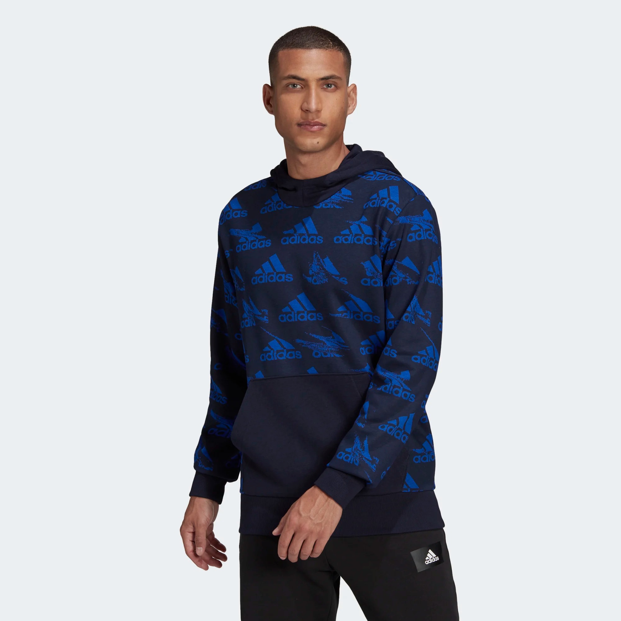 фото Худи мужское adidas m bl hoody синее 2xl