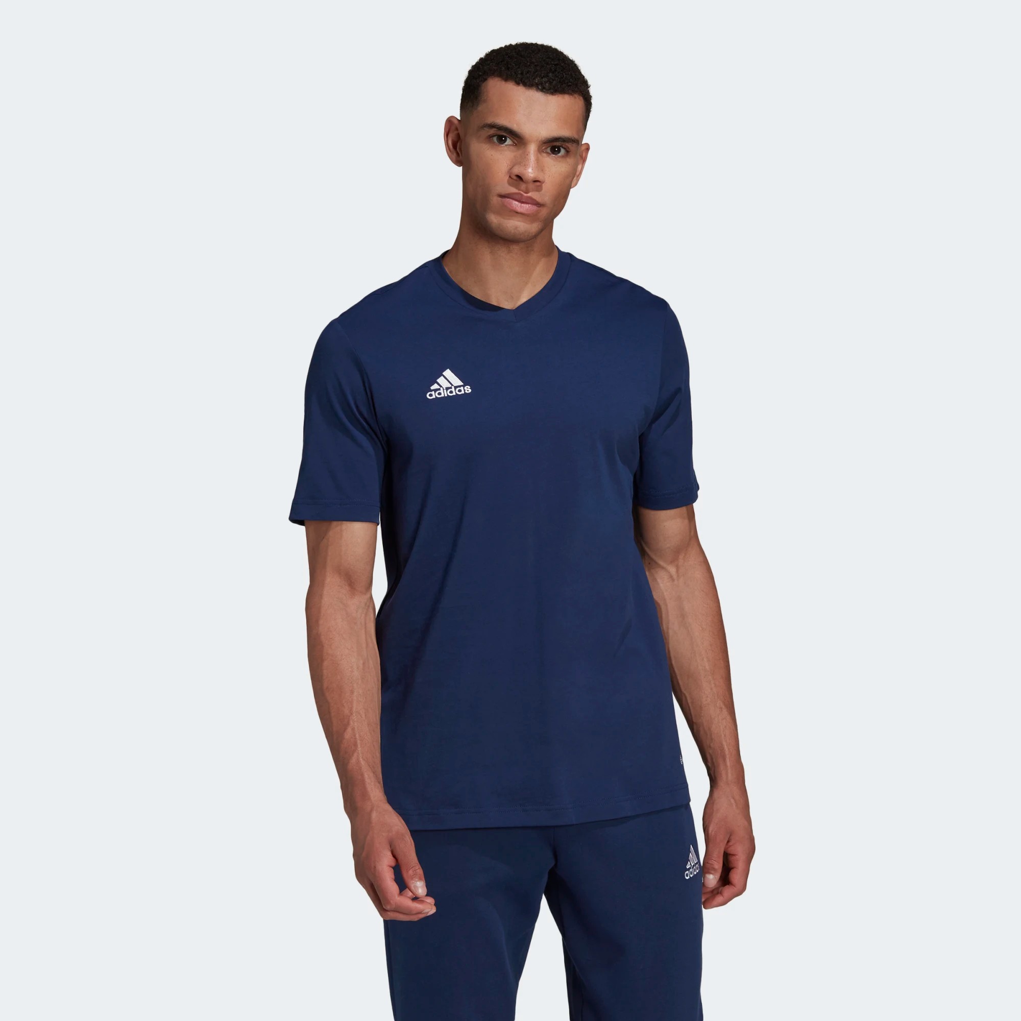 фото Футболка мужская adidas ent22 tee синяя l