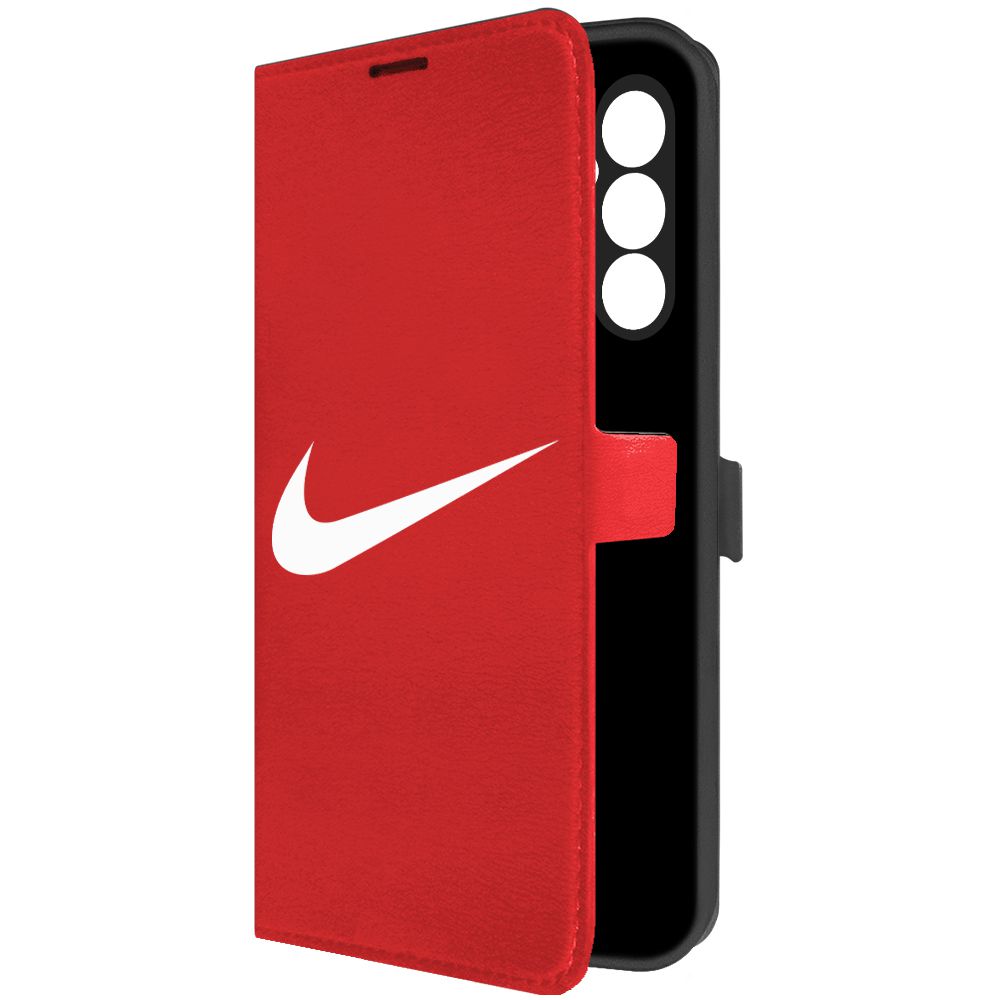 

Чехол-книжка Krutoff Eco Book для Samsung Galaxy A24 (A245) Nike (Найк) (красный)