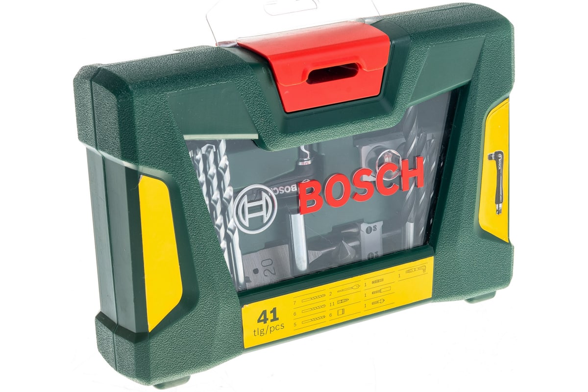 фото Набор сверл и бит v-line (41 предмет) bosch 2607017316