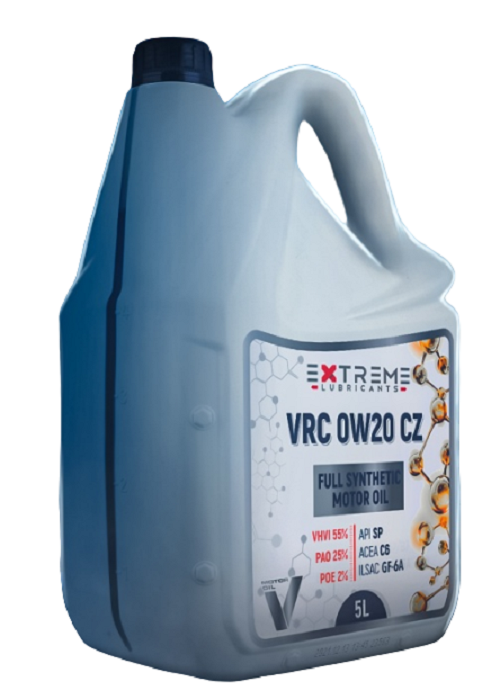 

Моторное масло EXTREME VRC 0W-20 CZ (5 л) EXVRC0W20CZ5L