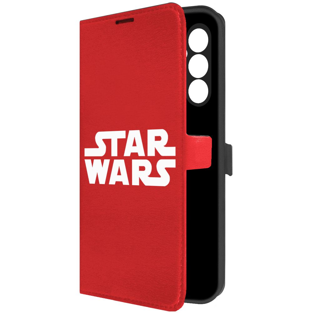 

Чехол-книжка Krutoff Eco Book для Samsung Galaxy A24 Star Wars, Красный