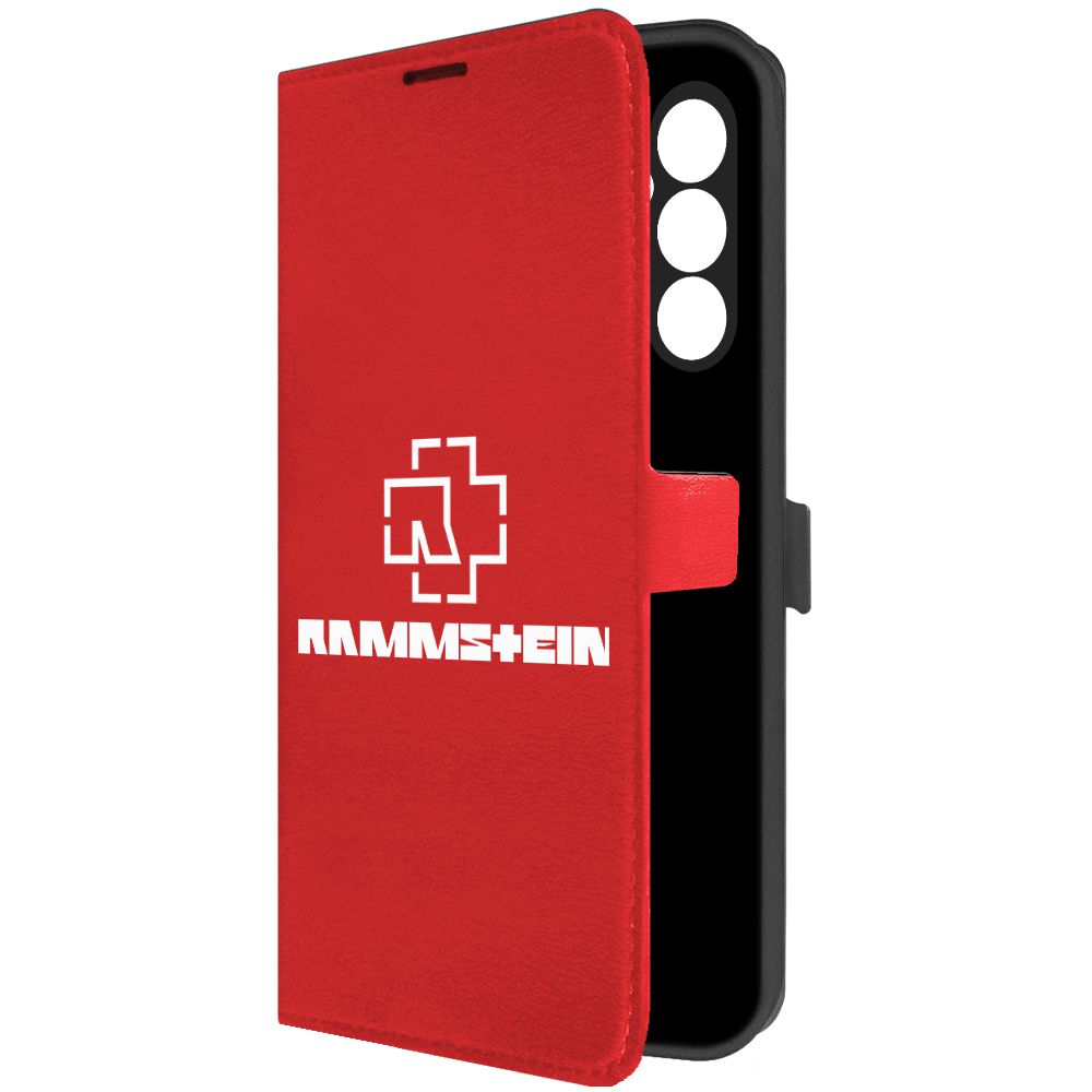 

Чехол-книжка Krutoff Eco Book для Samsung Galaxy A24 Rammstein красный