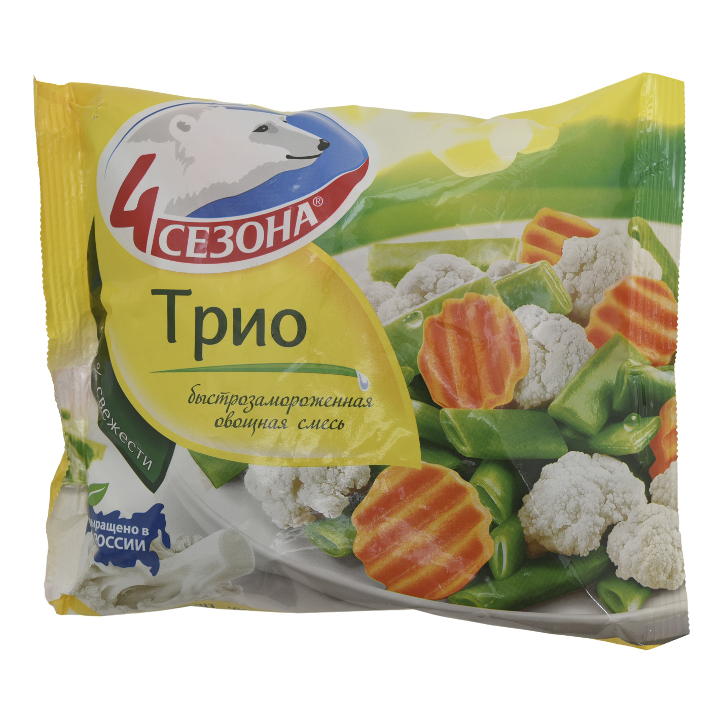 

Овощная смесь 4 Сезона Трио замороженная 400 г