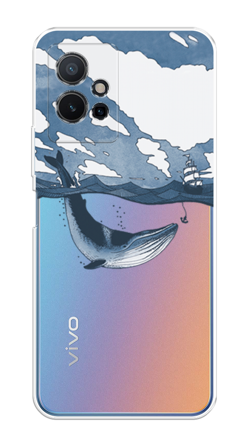 

Чехол на Vivo Y75 5G "Большой кит", Синий, 266250-1