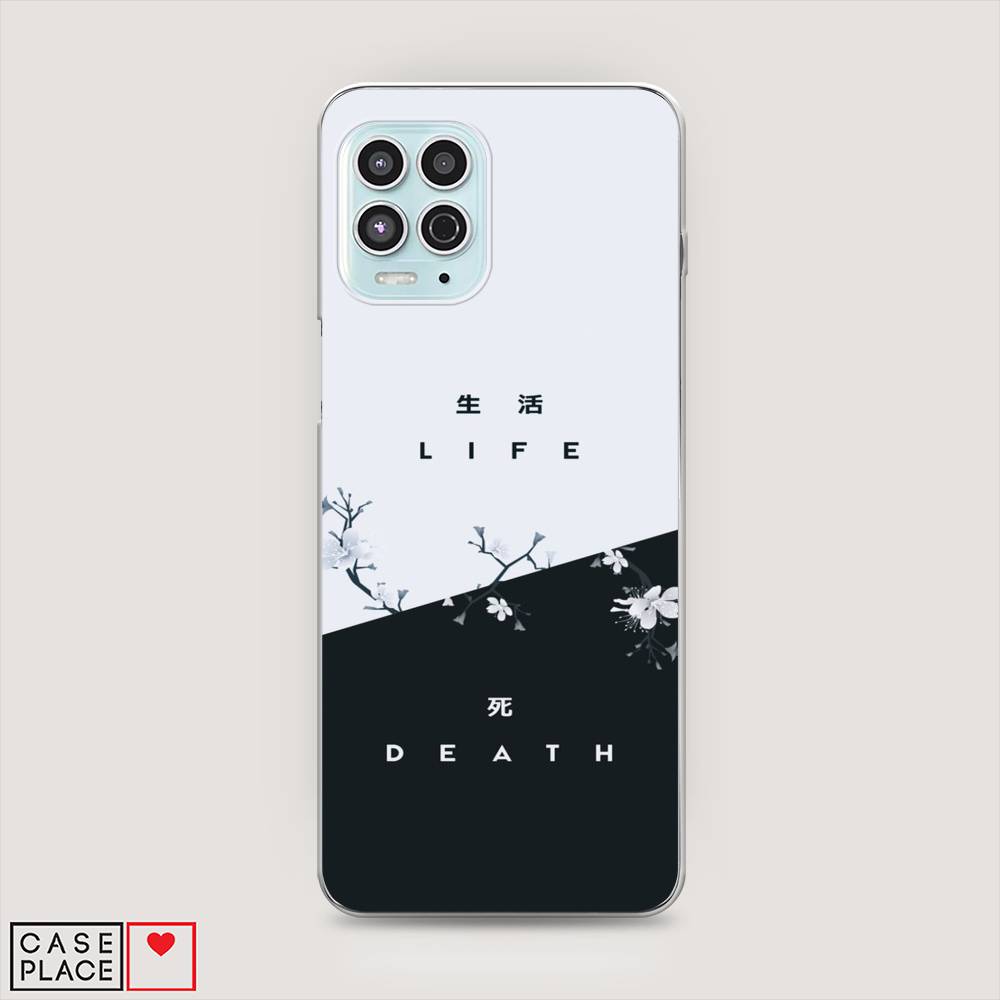 

Чехол Awog на Motorola Moto G100 "Life and death", Разноцветный, 241650-7