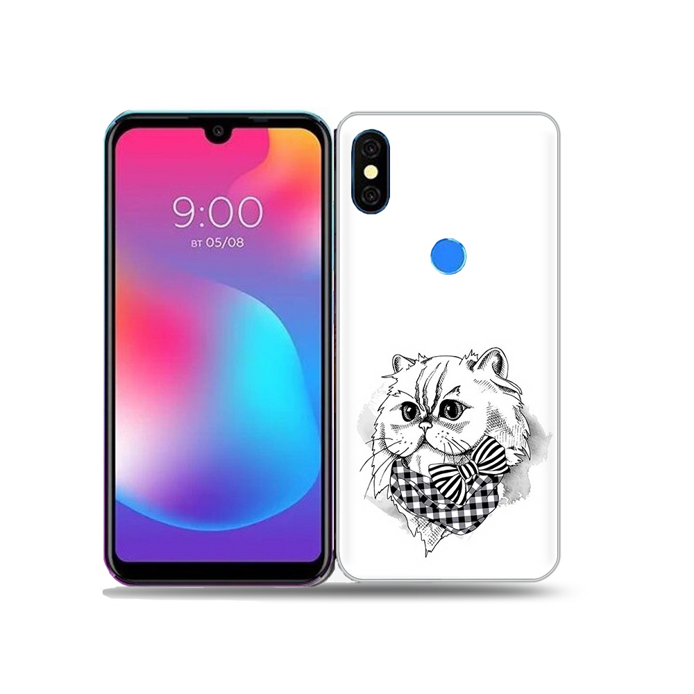 

Чехол MyPads Tocco для BQ 5730L нарисованная красивая кошечка, Прозрачный, Tocco