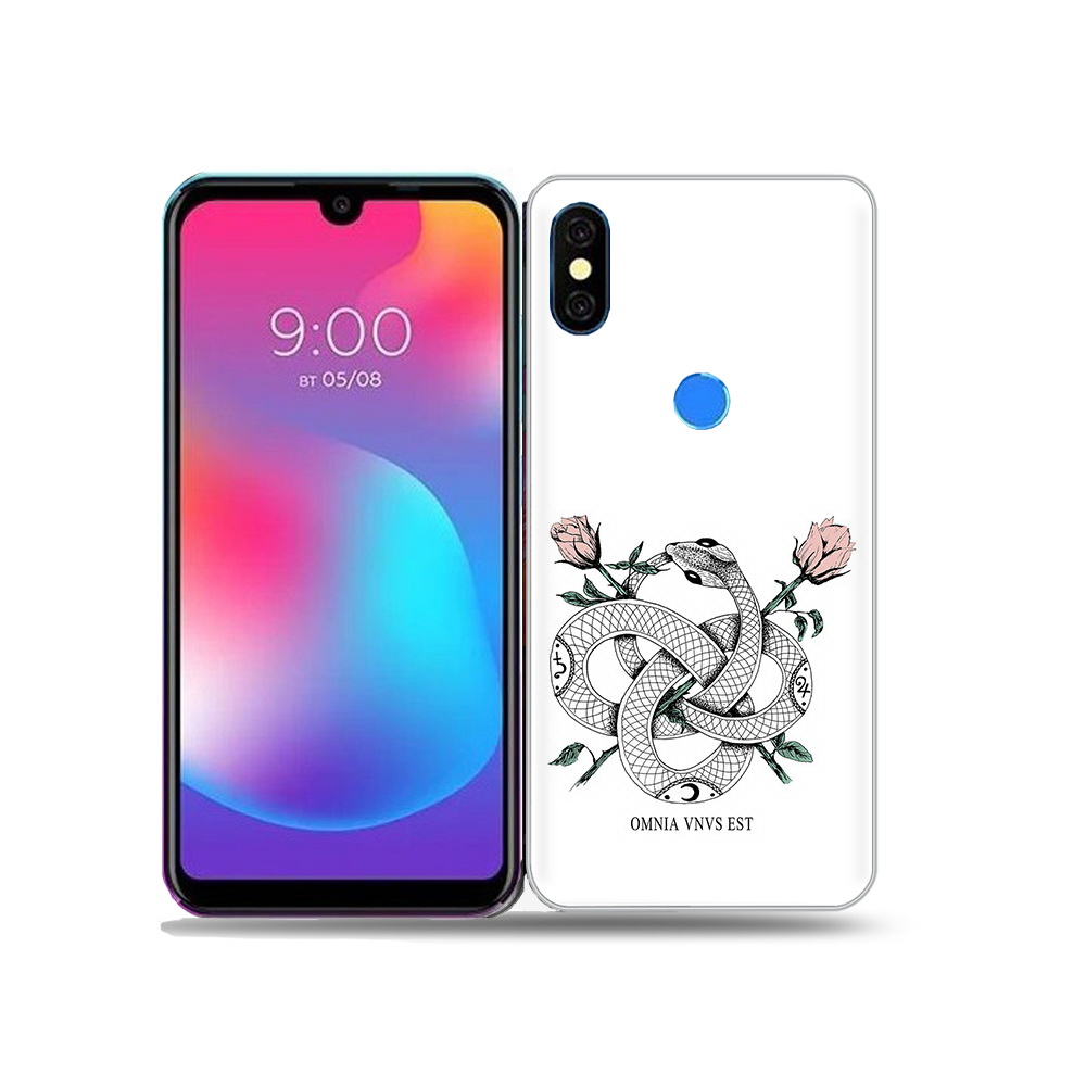 

Чехол MyPads Tocco для BQ 5730L нарисованная змея абстракция, Прозрачный, Tocco