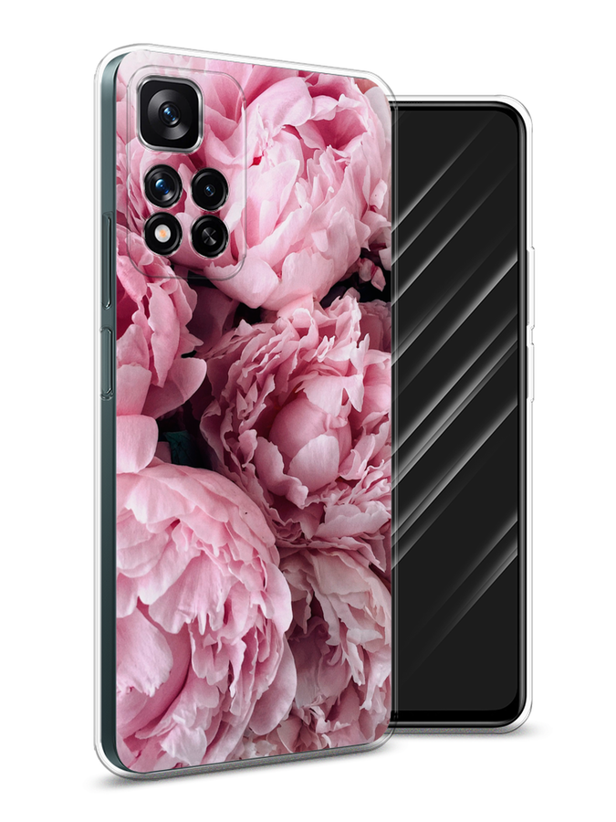 

Чехол Awog на Xiaomi Redmi Note 11 Pro Plus 5G "Нежные пионы", Разноцветный, 312150-8