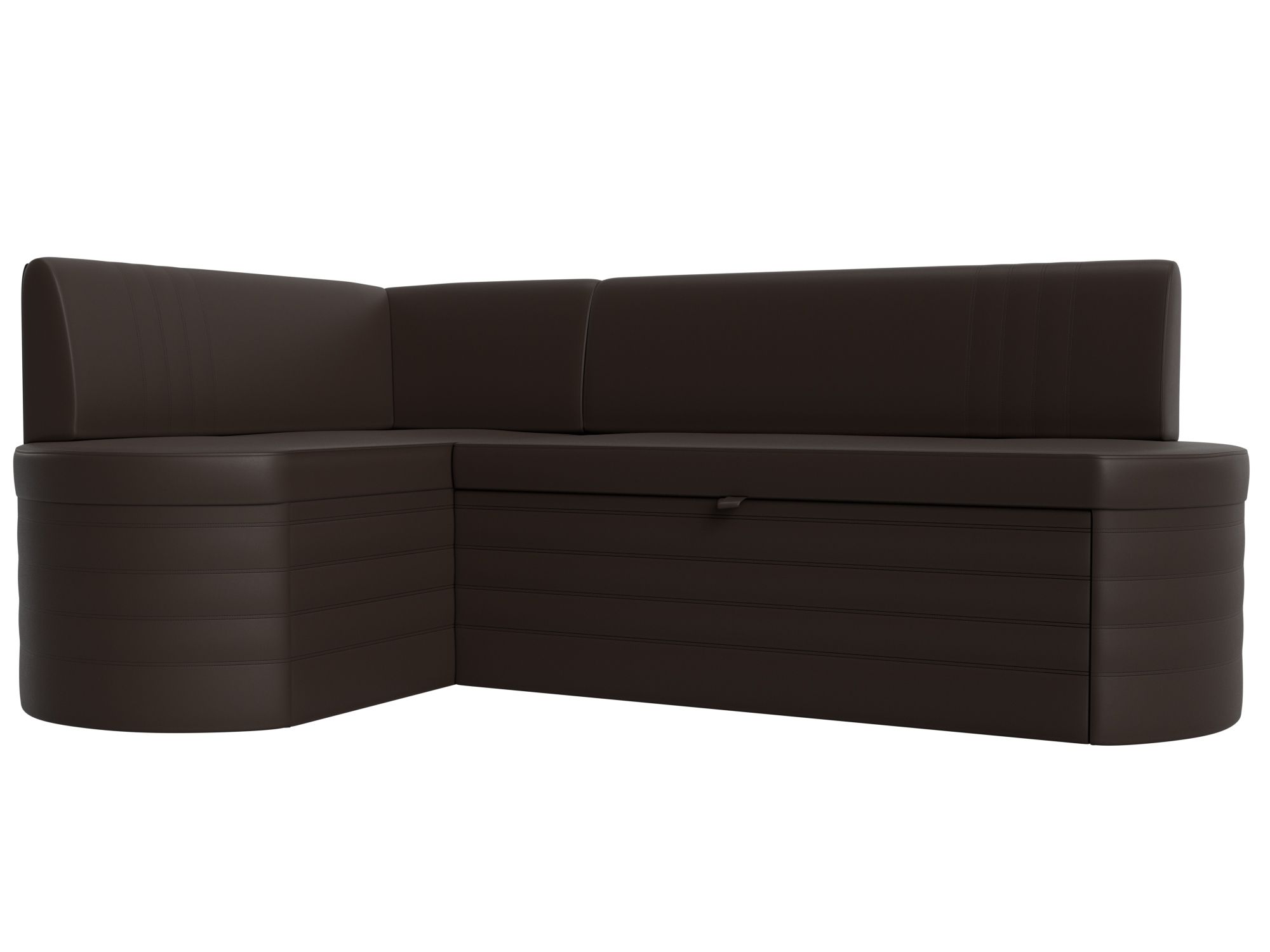 

Диван кухонный угловой Хит Диванов Токио правый экокожа, дельфин, коричневый, 10029767