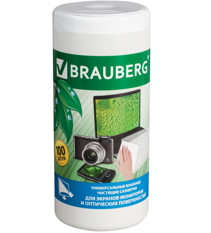 

Салфетка для экранов Brauberg CLEANING SPRAY, 3, CLEANING SPRAY