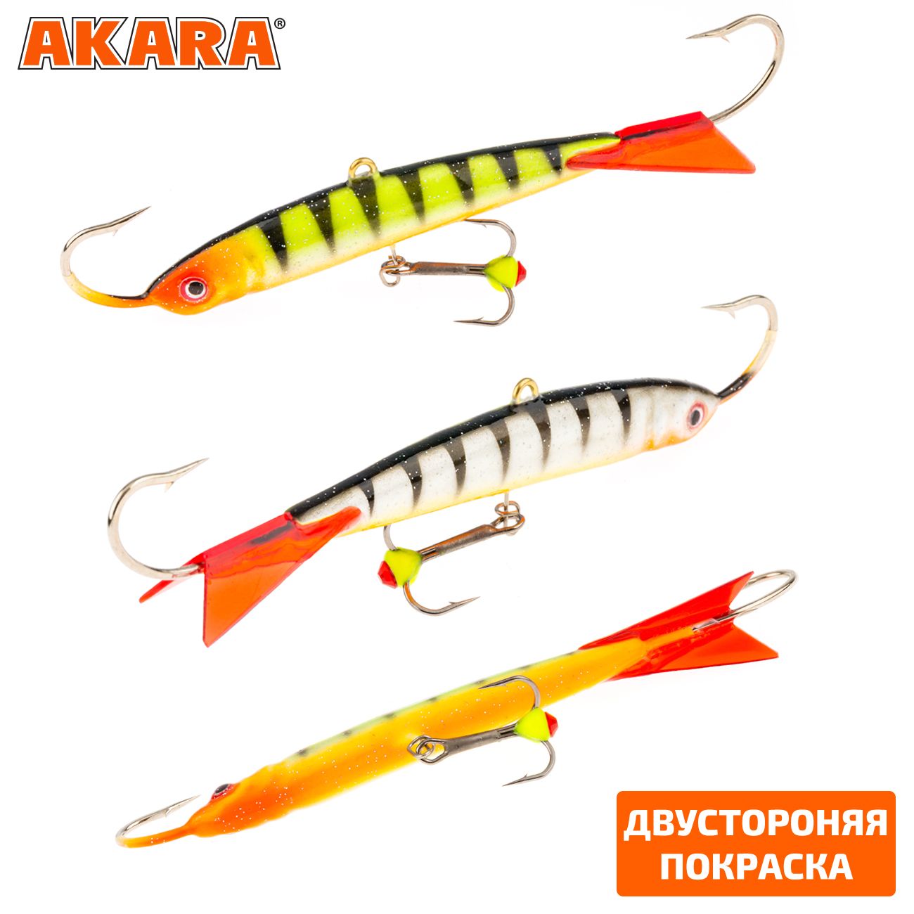 

Балансир Akara Ranger 90 мм 36 гр. 3.5in-1.2/7oz 31/94 2 штуки, Разноцветный, Ranger
