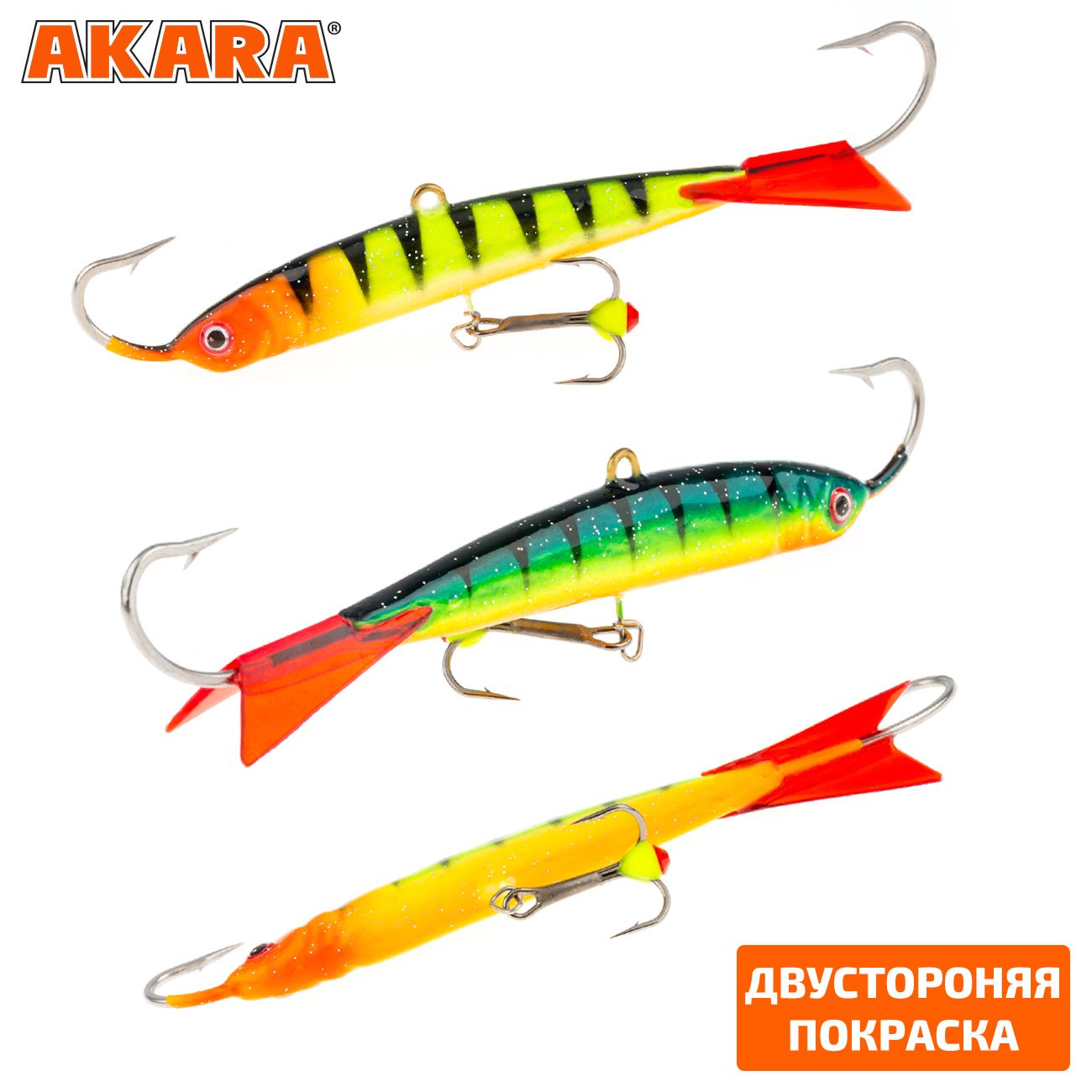 

Балансир Akara Ranger 90 мм 36 гр. 3.5in-1.2/7oz 29/94 2 штуки, Разноцветный, Ranger