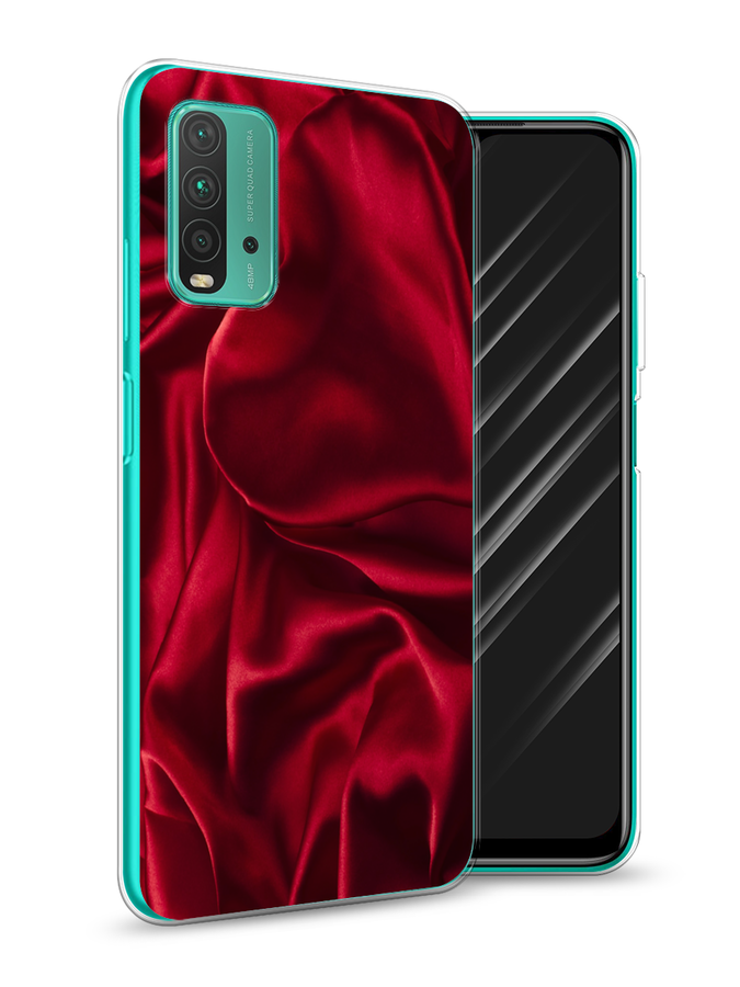 

Чехол Awog на Xiaomi Redmi 9T "Текстура красный шелк", Разноцветный, 39850-3