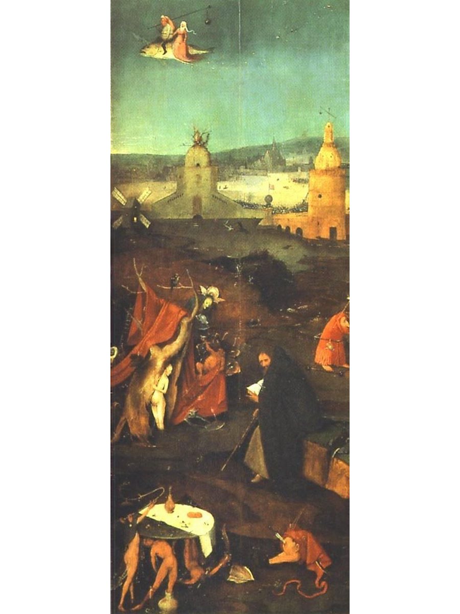 фото Постер drabs a3 иероним босх 1450 60 1516 , видения святого антония, правое крыло