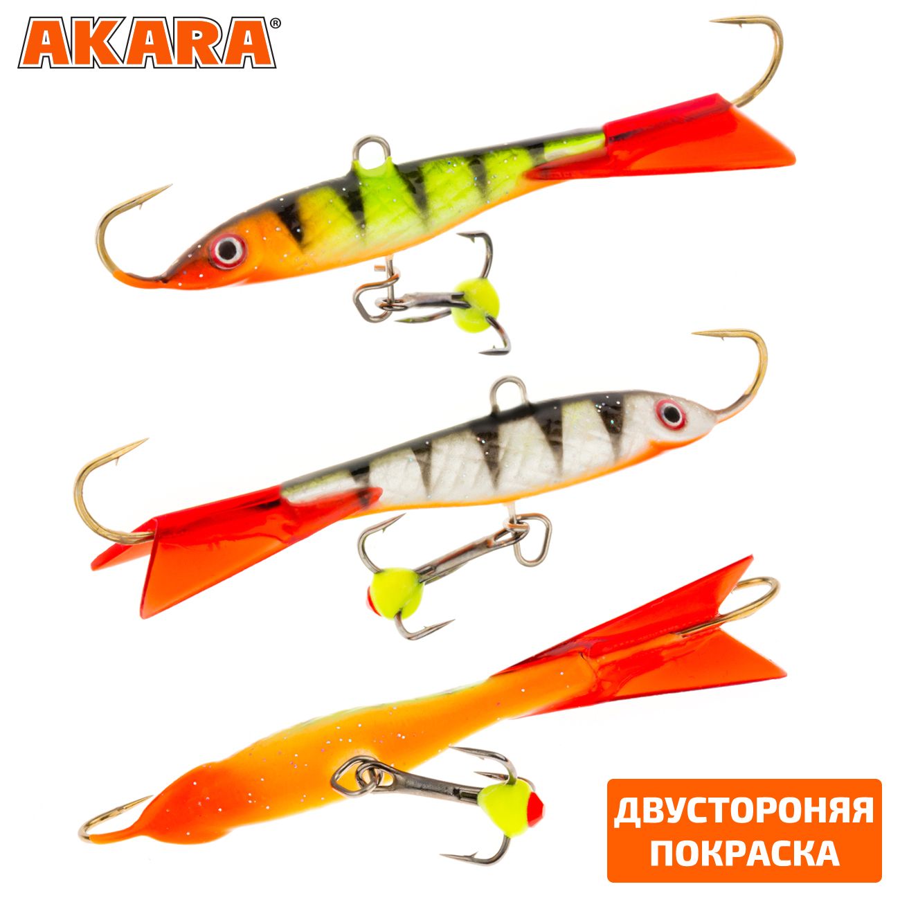 

Балансир Akara Rover 50 мм 8 гр. (2,0in-2/7oz) 31/94 2 штуки, Разноцветный, Rover 50 2 штуки