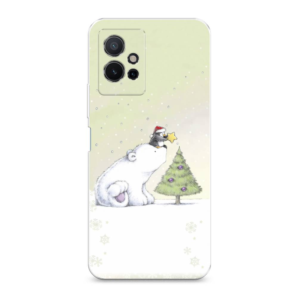 

Чехол на Vivo Y75 5G "Украшение елки", Белый;бежевый, 266250-5