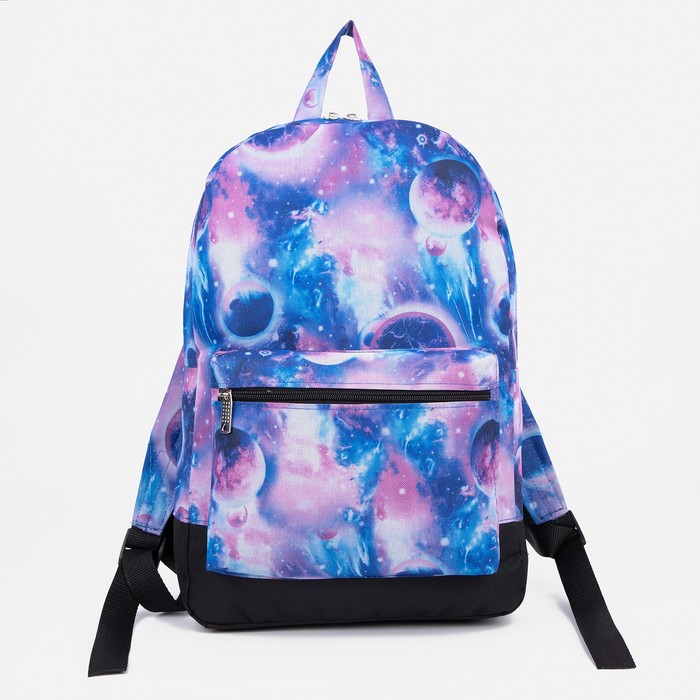 Рюкзак на молнии, наружный карман, цвет фиолетовый сумка для обуви на молнии наружный карман textura сиреневый фиолетовый