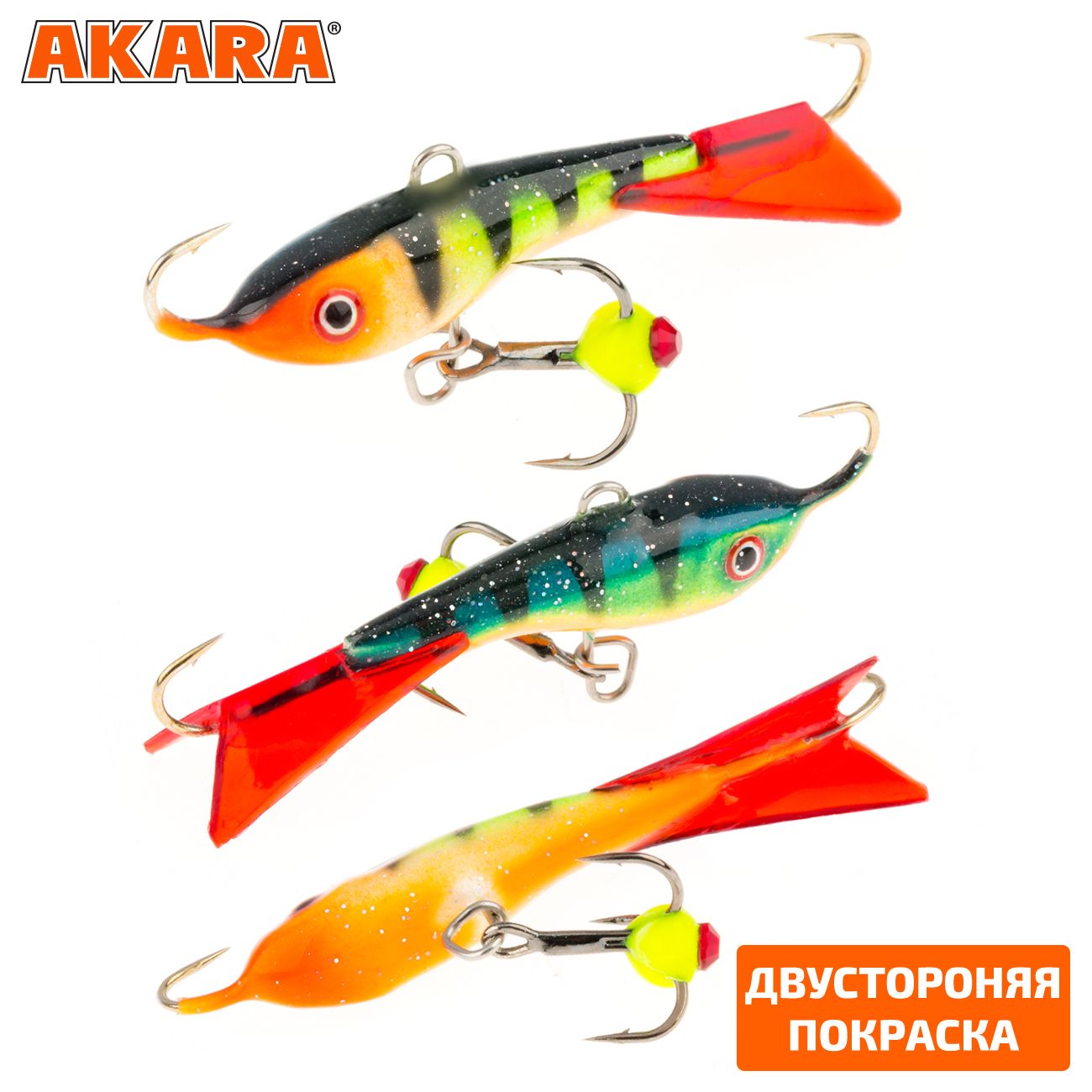 

Балансир Akara Skull 40 мм 6 гр. (1.6in-2/9oz) 29/94 2 штуки, Разноцветный, Skull 40 2 штуки