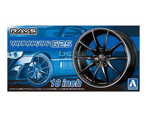 фото Сборная модель aoshima 1/24 комплект колёс volk racing g25 18inch 06118