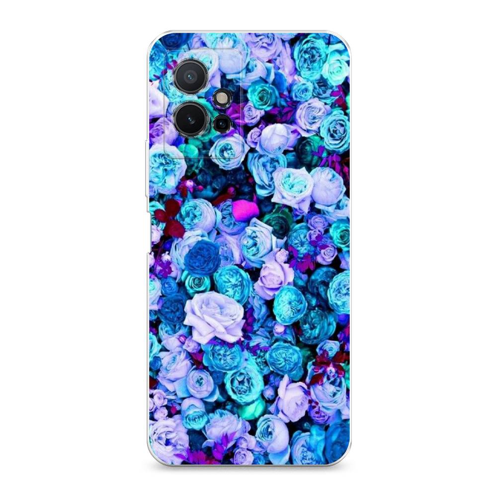 

Чехол на Vivo Y75 5G "Цветочный ковер", Фиолетовый, 266250-2