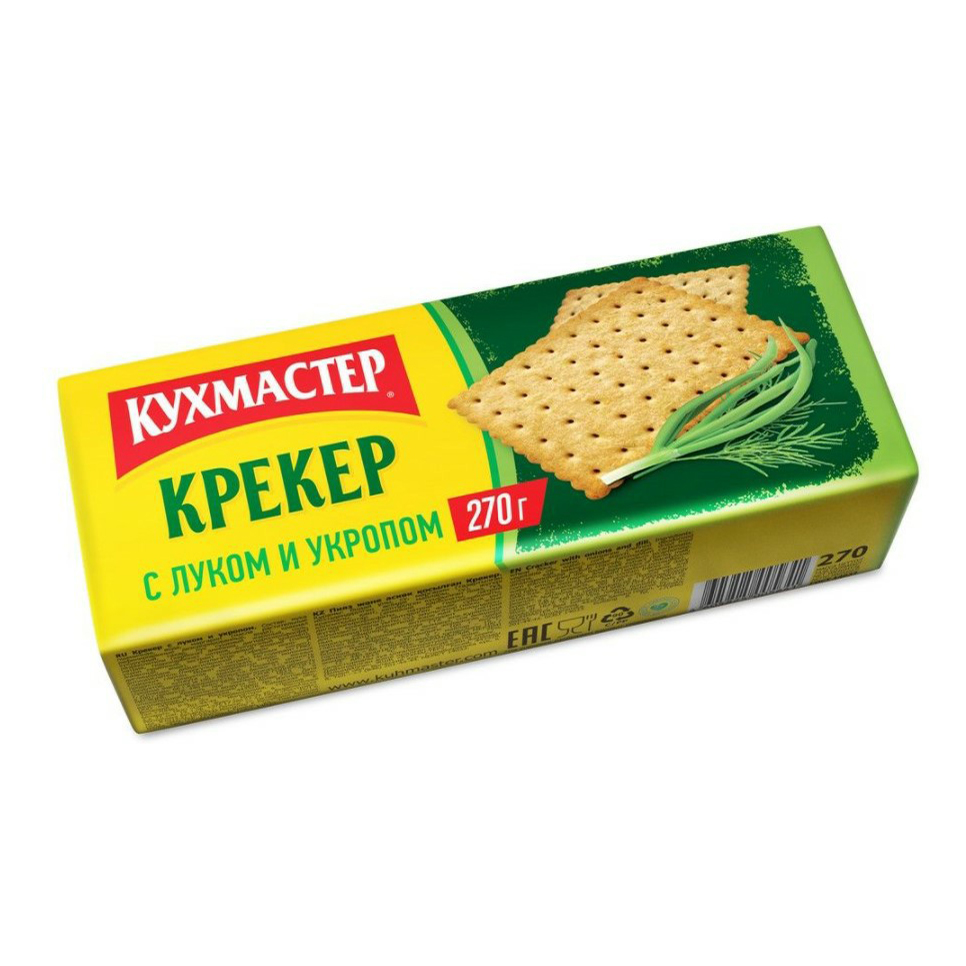 Крекер Кухмастер с луком и укропом 70 г