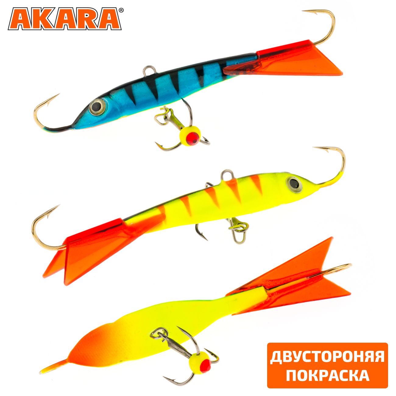 

Балансир Akara Ruff 50 мм 9 гр. (2,0in-1/3oz) 30/62 2 штуки, Разноцветный, Ruff 50 2 штуки