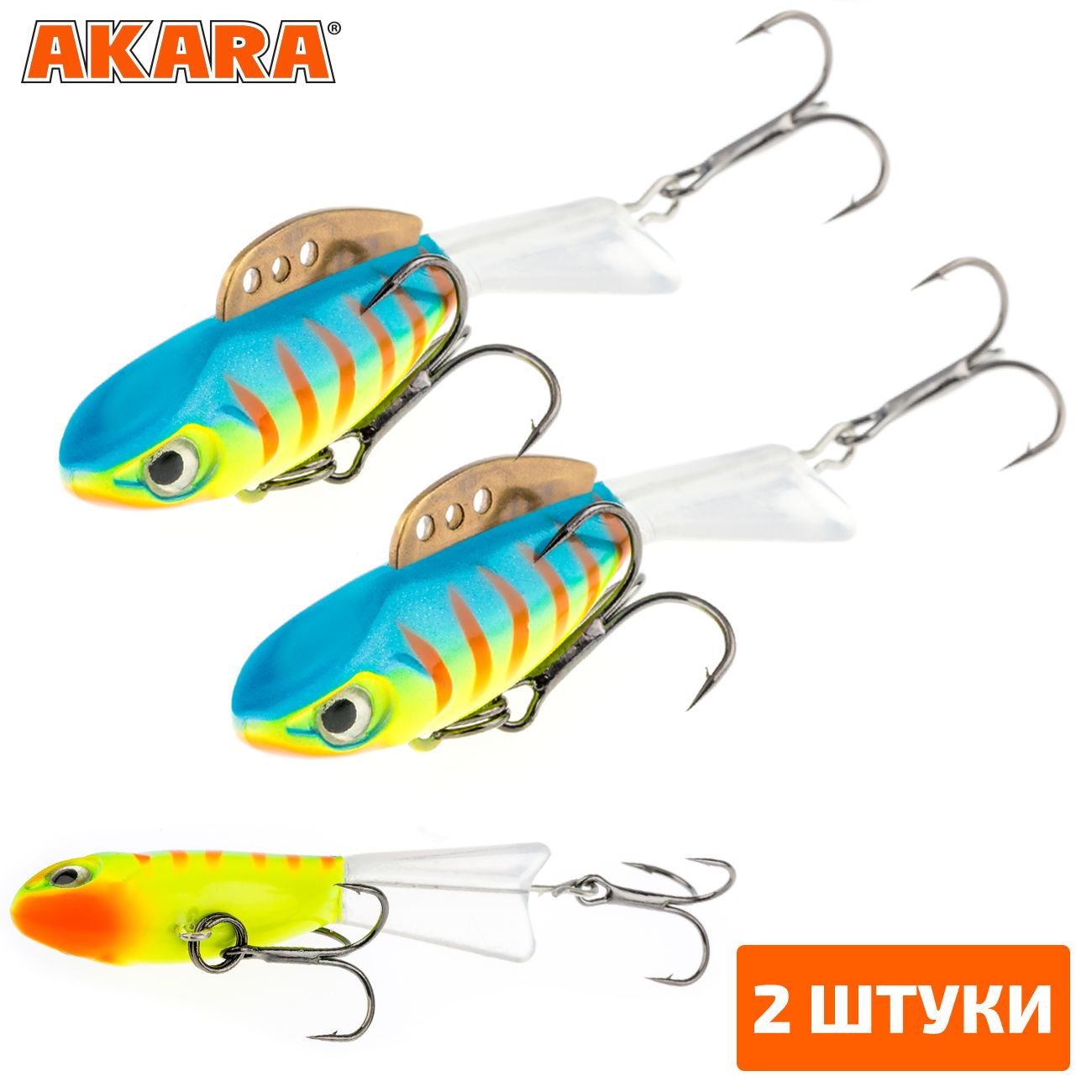 

Балансир Akara Pro Action Tensai 67 15 гр. 59 2 штуки, Разноцветный, Pro Action Tensai
