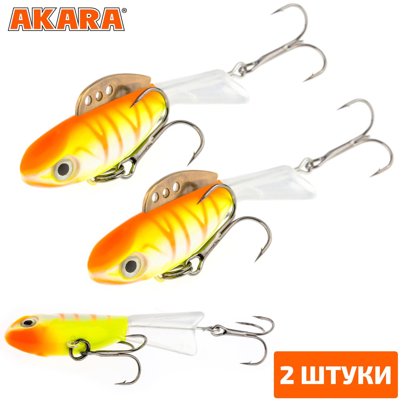 

Балансир Akara Pro Action Tensai 67 15 гр. 55 2 штуки, Разноцветный, Pro Action Tensai