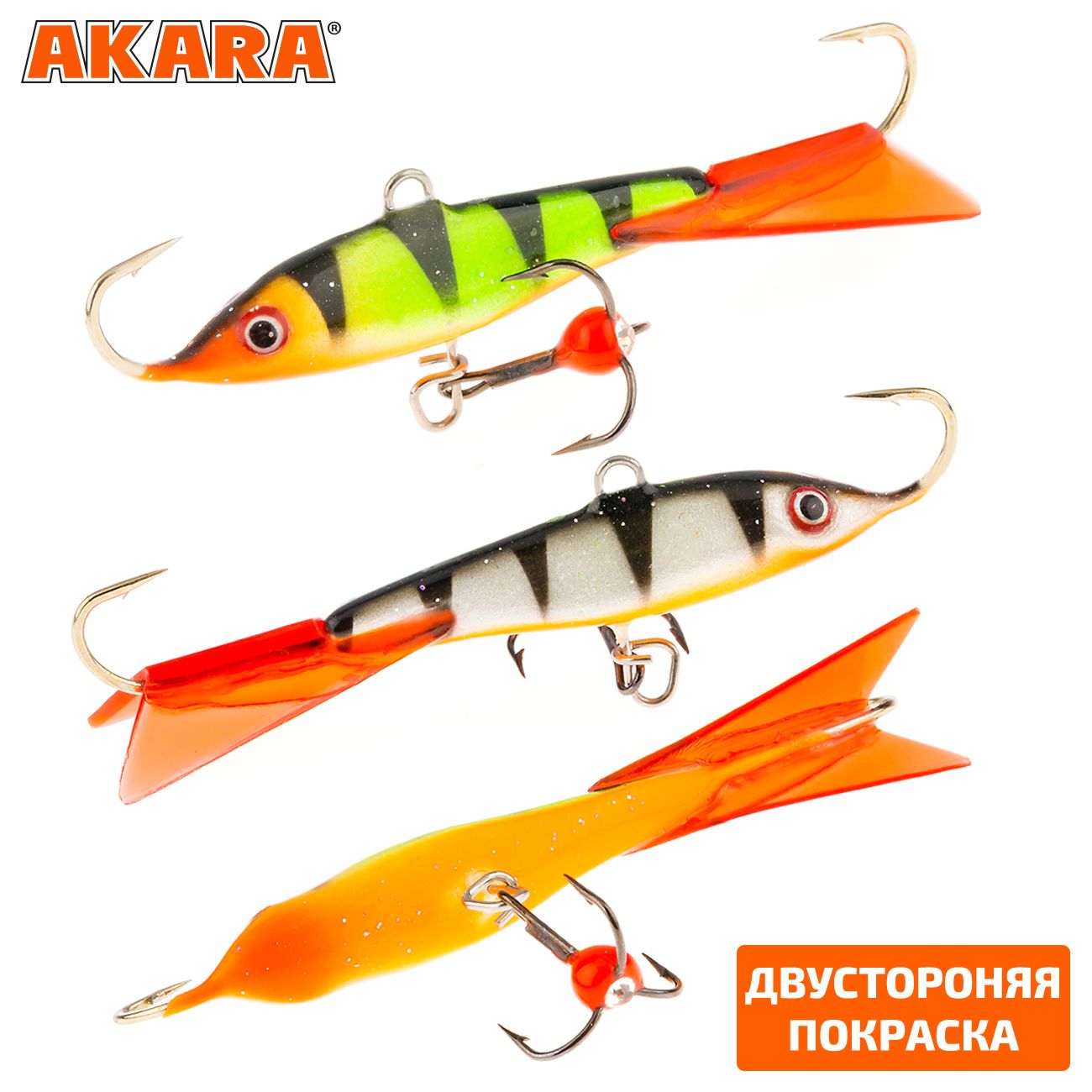 

Балансир Akara Bandit 50 мм 8 гр. (2,0-3/8oz) 31/94 2 штуки, Разноцветный, Bandit 50 2 штуки