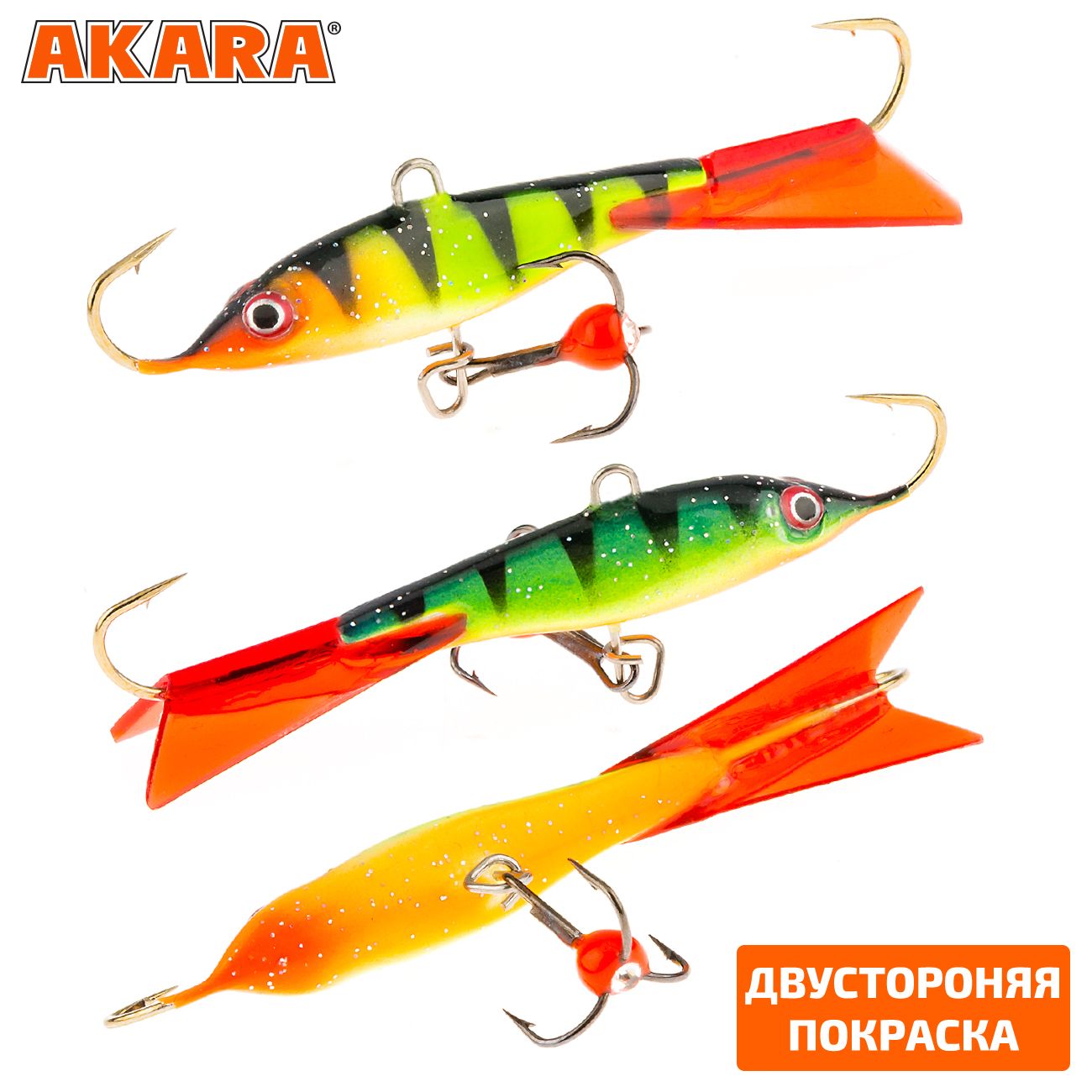 

Балансир Akara Bandit 50 мм 8 гр. (2,0-3/8oz) 29/94 2 штуки, Разноцветный, Bandit 50 2 штуки