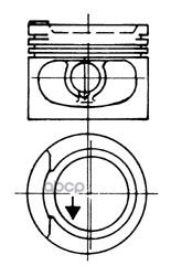 

Поршень AUDI/VW/SEAT 1.8L mot.ABSADZ D=82.01мм /1.5-1.75-3/ +1.00