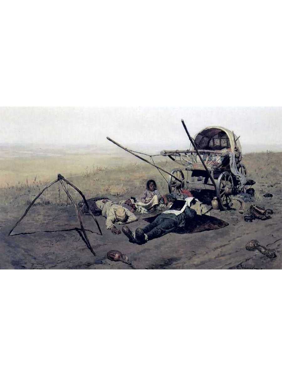 

Постер DRABS A3 Иванов Сергей Васильевич В дороге. Смерть переселенца