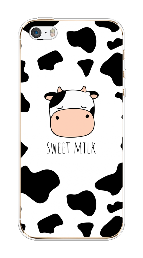 

Чехол на Apple iPhone 5/5S/SE "Sweet milk", Розовый;белый;черный, 10350-1