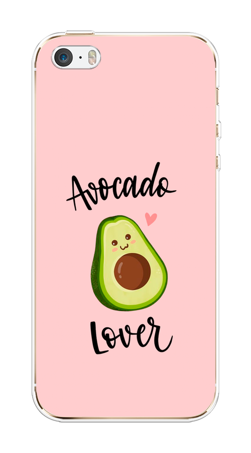 

Чехол на Apple iPhone 5/5S/SE "Avocado lover", Розовый;зеленый, 10350-6