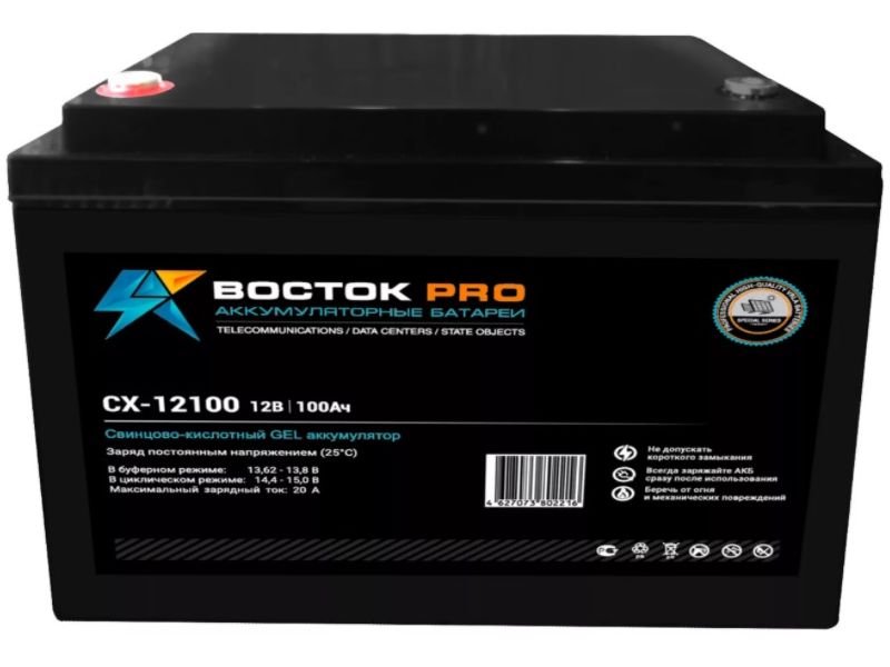 

Аккумулятор ВОСТОК СX-12100 гель
