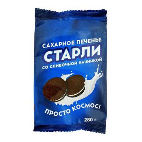 фото Печенье старли сахарное шоколадное со сливочной начинкой 280 г