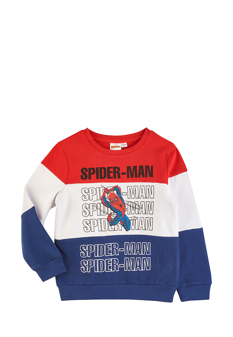 фото Свитшот детский spider-man aw21sm0803336 красный/белый/синий р.134