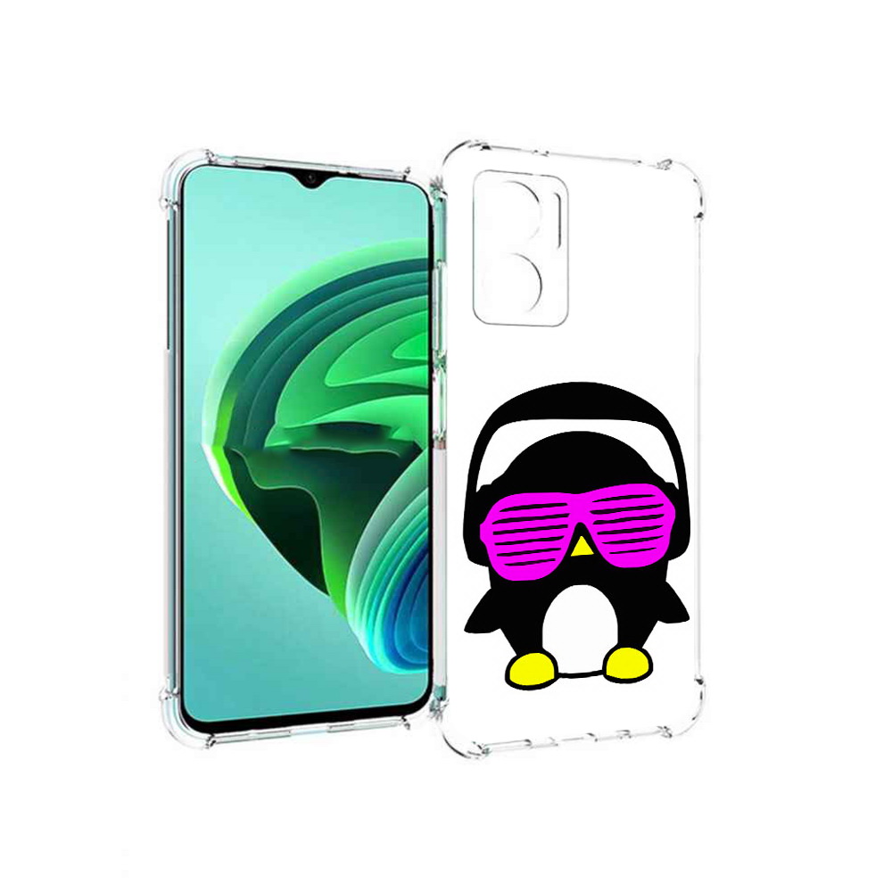 Чехол MyPads пингвин для Xiaomi Redmi Note 11E 5G/Redmi 11 Prime 5G/Redmi 10 5G