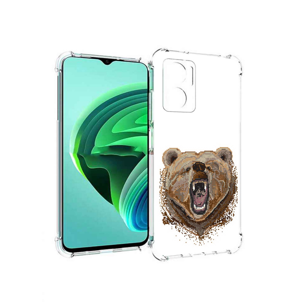 

Чехол MyPads пиксельный медведь для Xiaomi Redmi Note 11E 5G/Redmi 11 Prime 5G, Прозрачный, Tocco